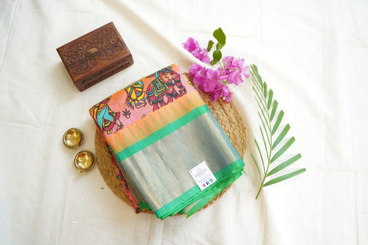 Kanchi Handloom Silk Cotton Saree PC10776
