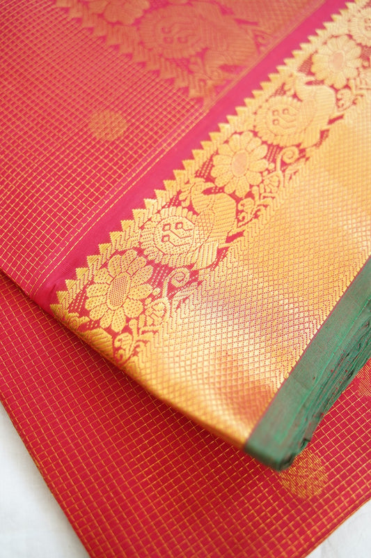 Kanchi Handloom Silk Cotton Saree PC17124
