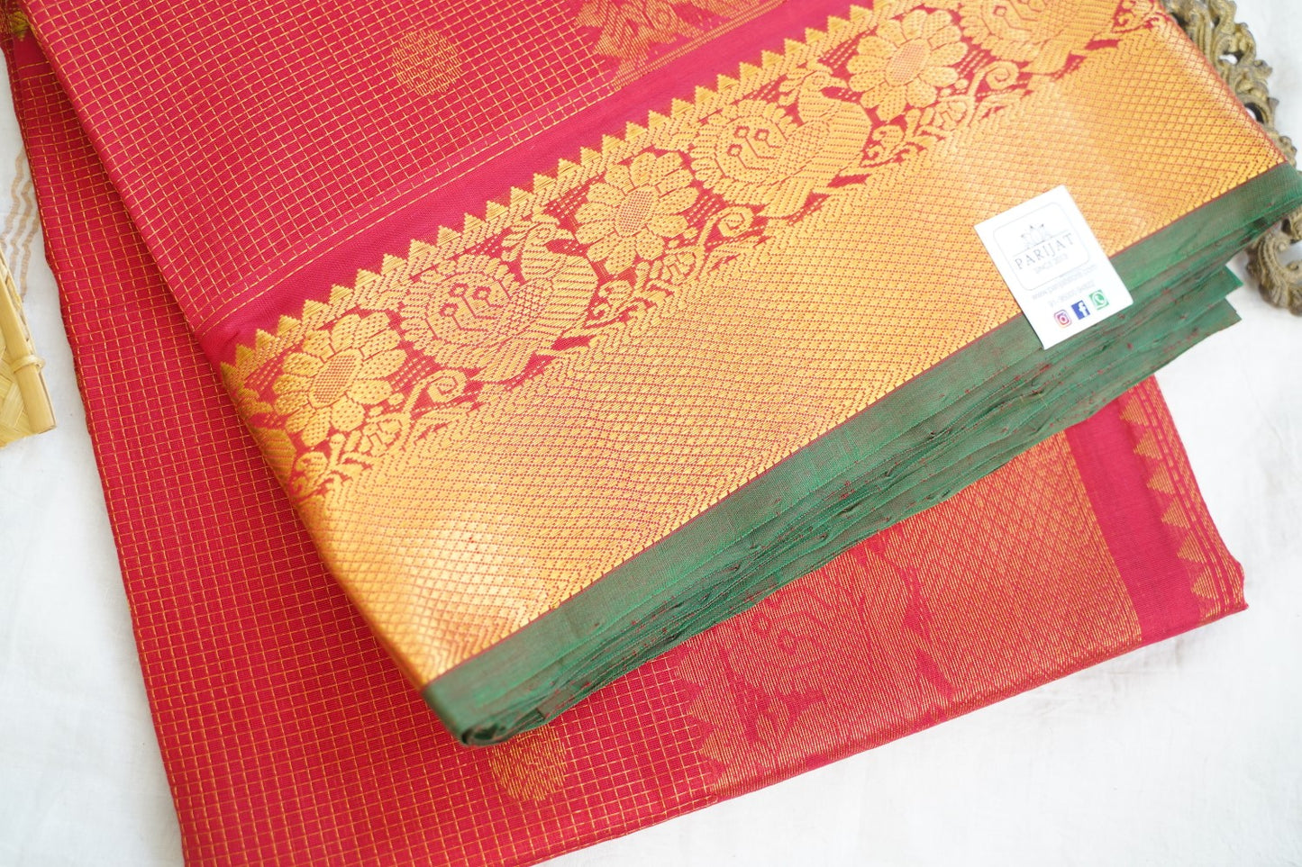 Kanchi Handloom Silk Cotton Saree PC17124