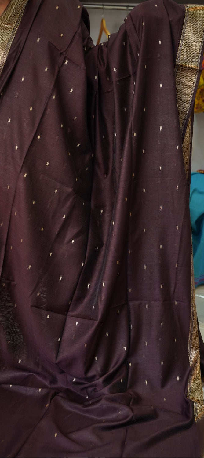Semi linen saree PC17908