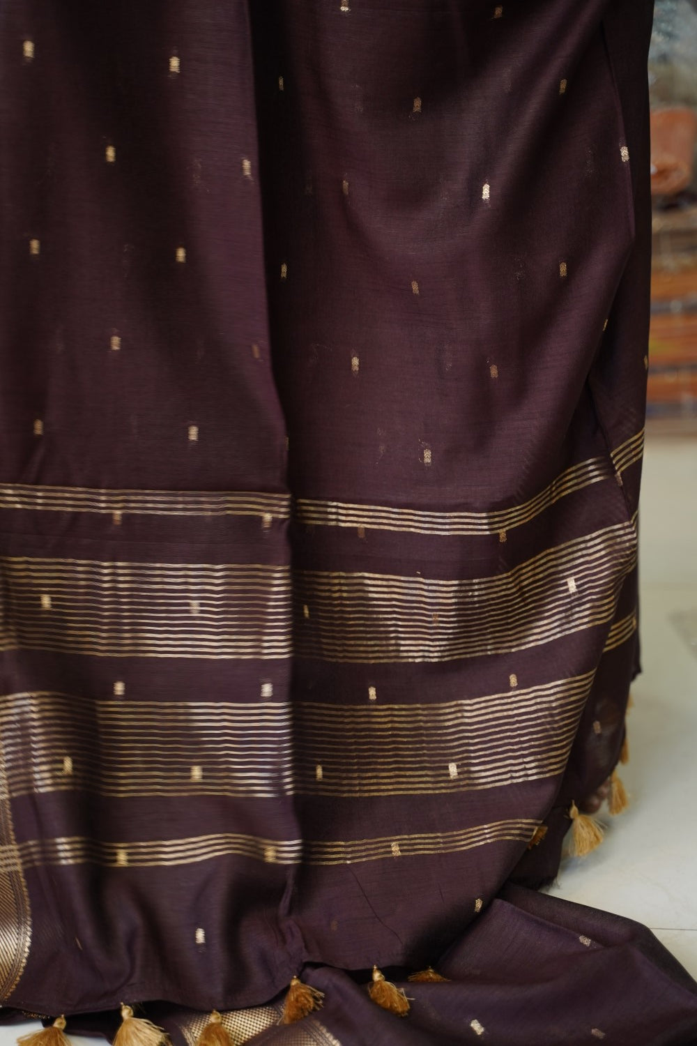 Semi linen saree PC17908
