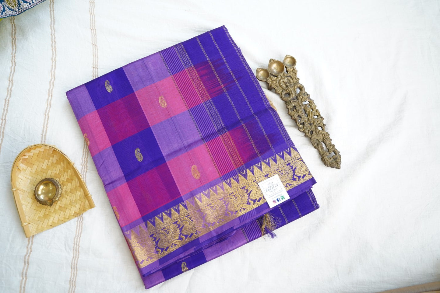 Kanchi Handloom Silk Cotton Saree PC17130