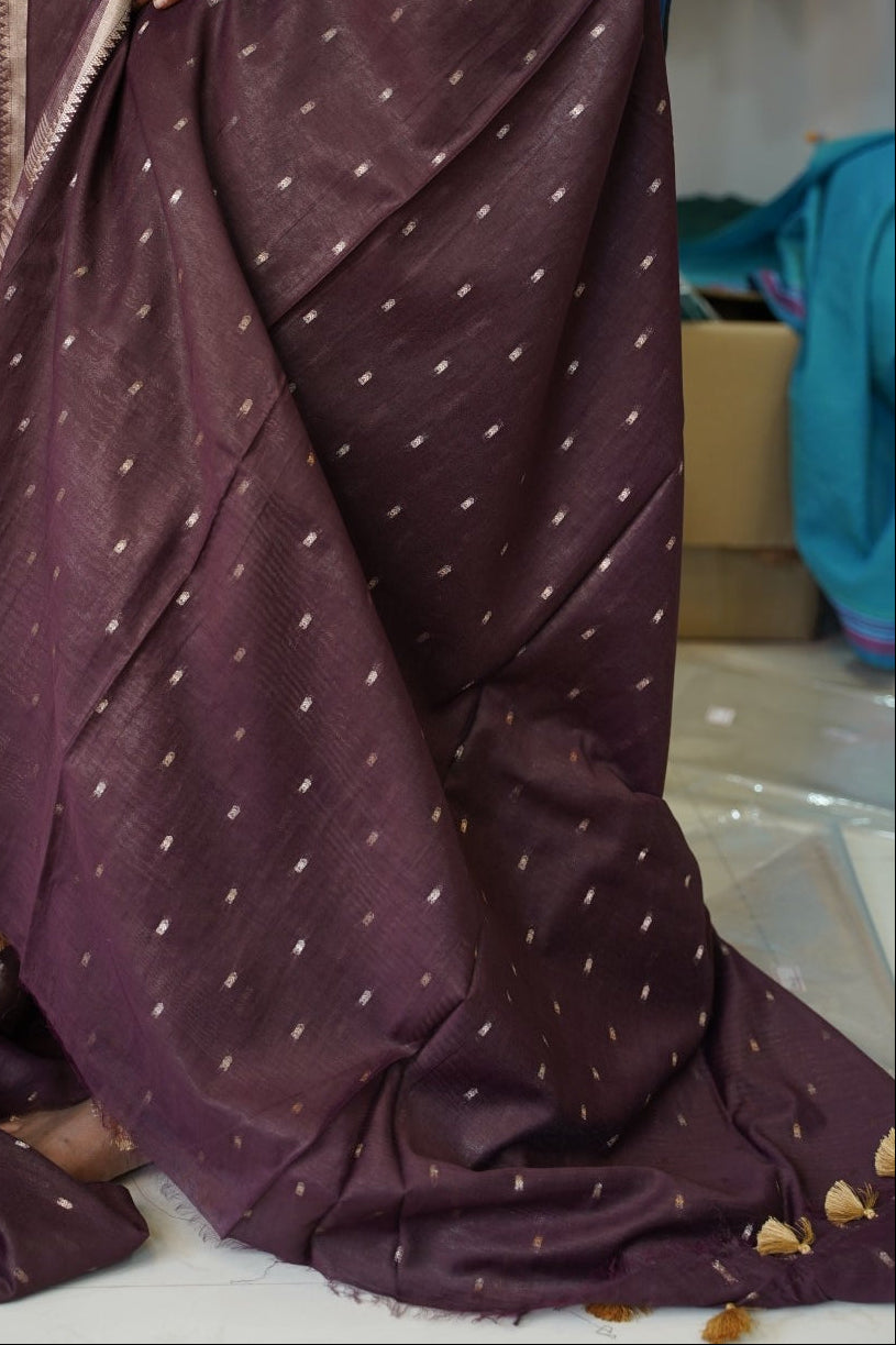 Semi linen saree PC17908