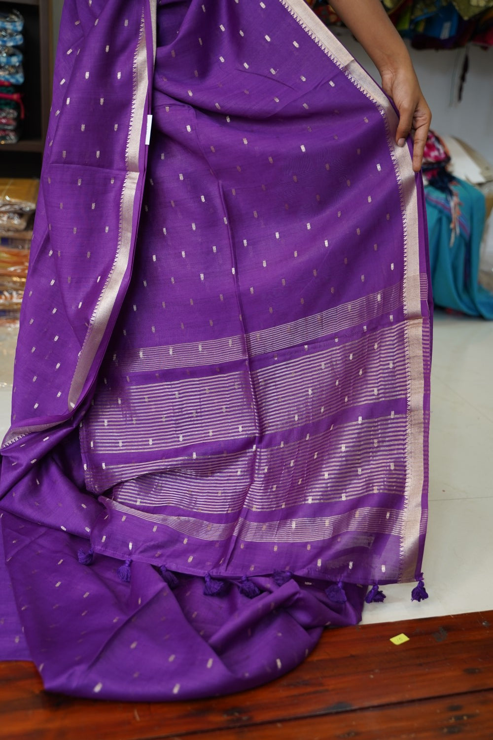 Semi linen saree PC17904