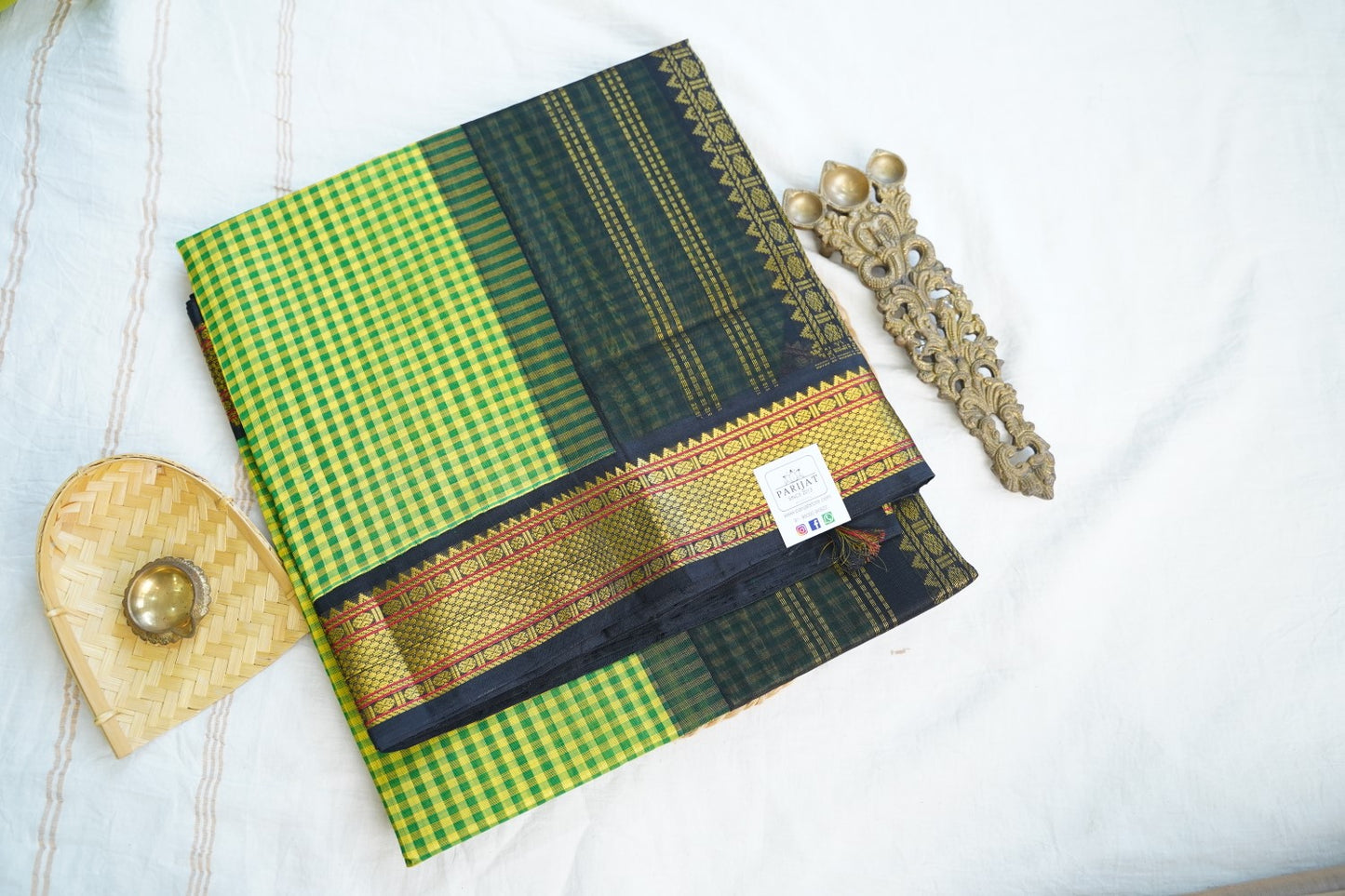 Kanchi Handloom Silk Cotton Saree PC17128