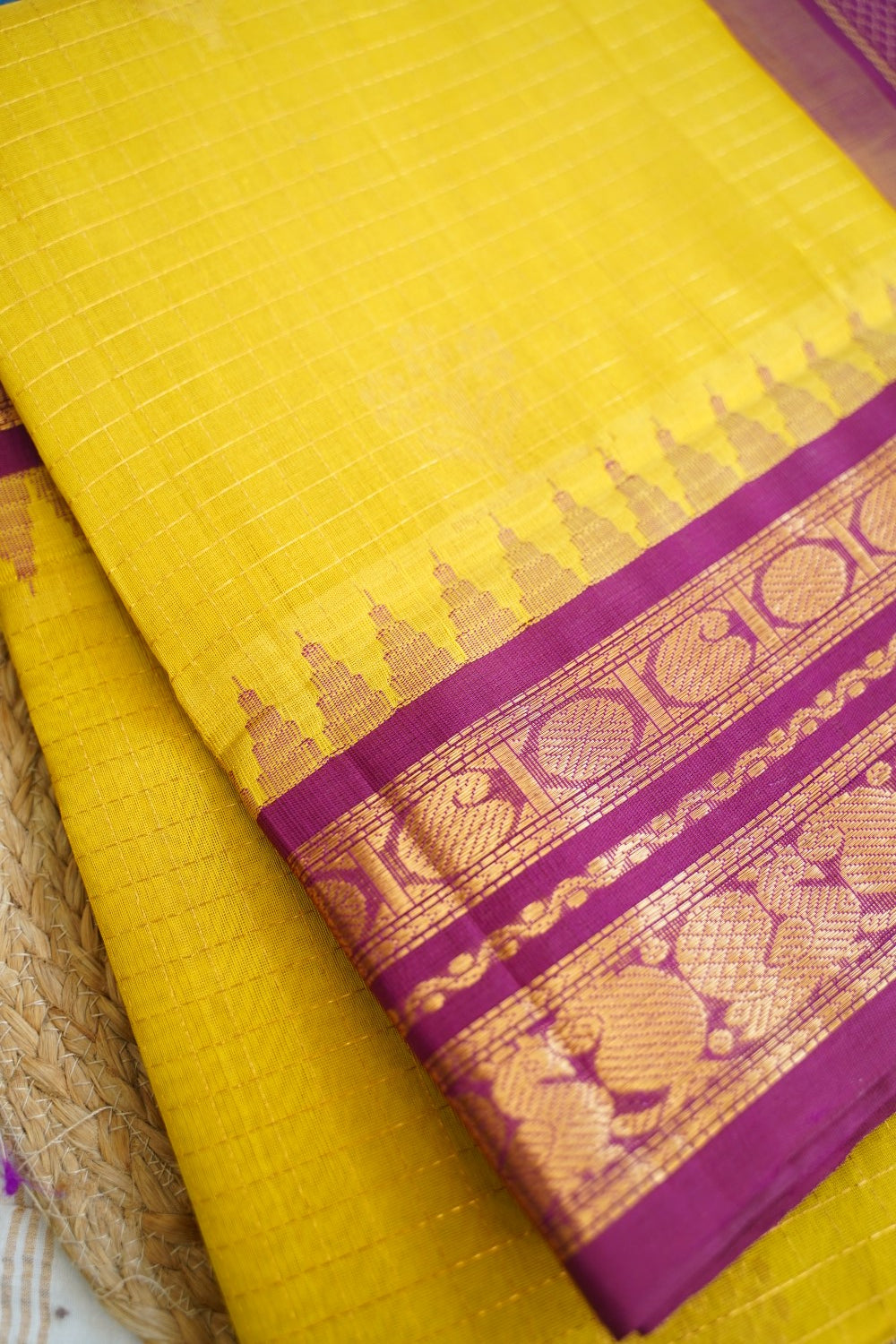 Kanchi Handloom Silk Cotton Saree PC17116