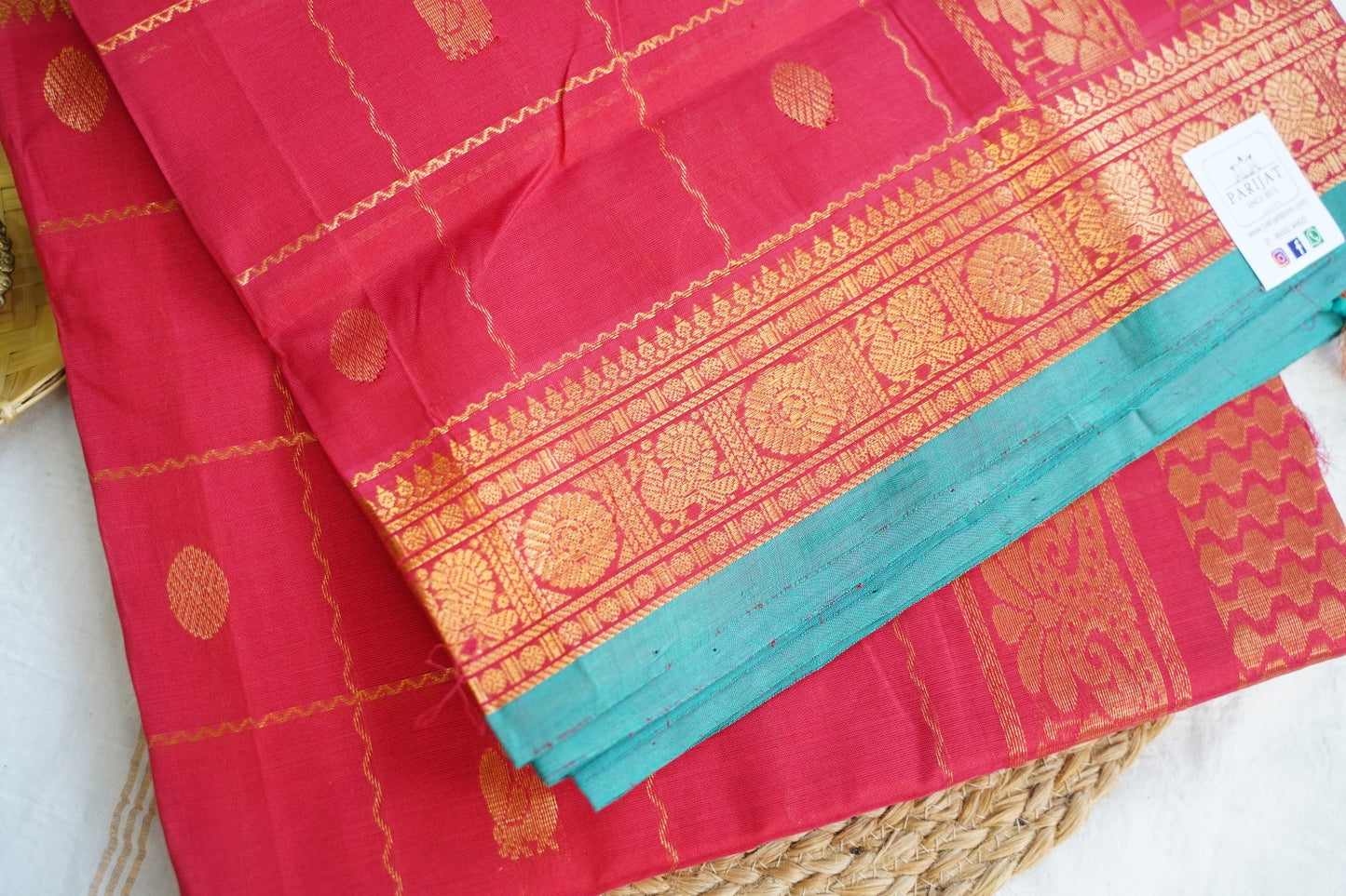 Kanchi Handloom Silk Cotton Saree PC17129