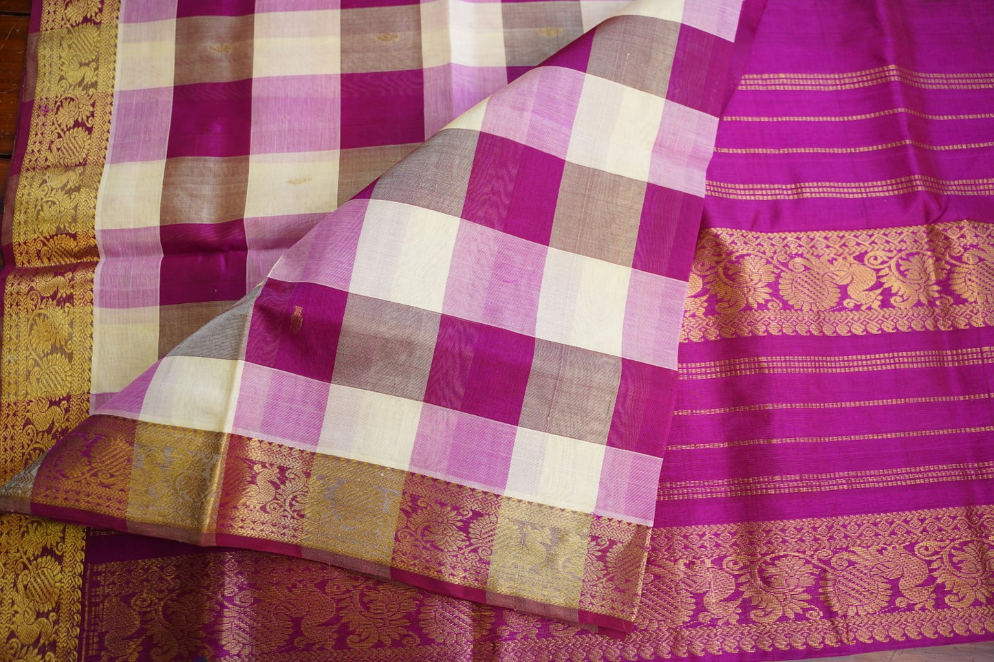 Kanchi Handloom Silk Cotton Saree PC17090