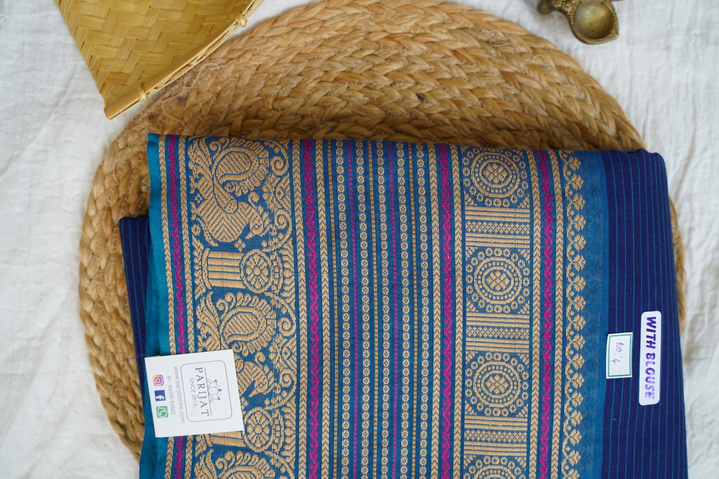 Chettinad handloom Cotton Saree PC16041