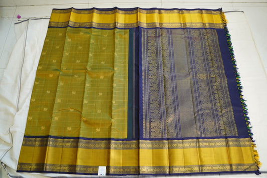 Baby Pink Linen Block Printed Cotton Saree PC10429