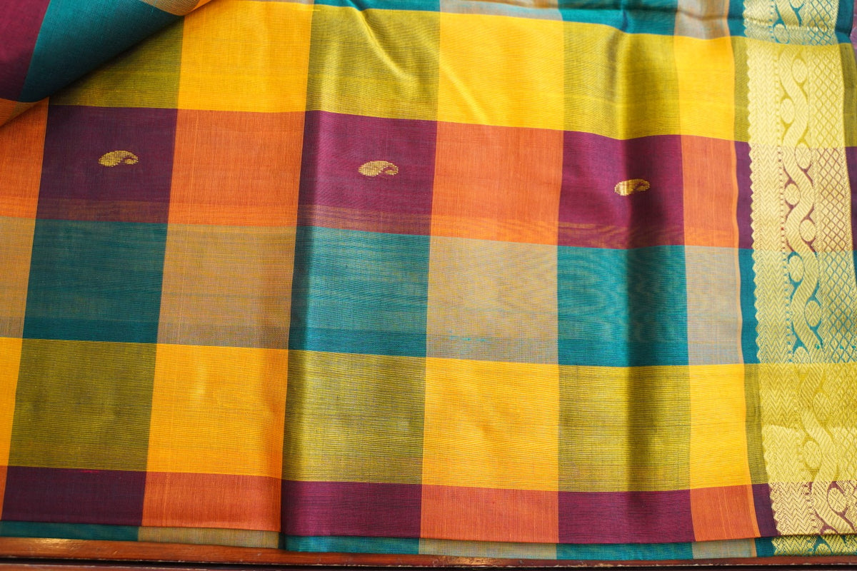 Kanchi Silk Cotton Saree PC17981