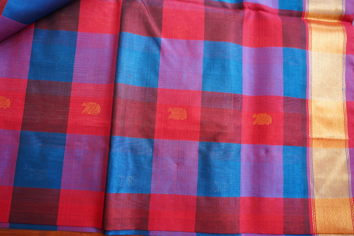 Kanchi Silk Cotton Saree PC17982