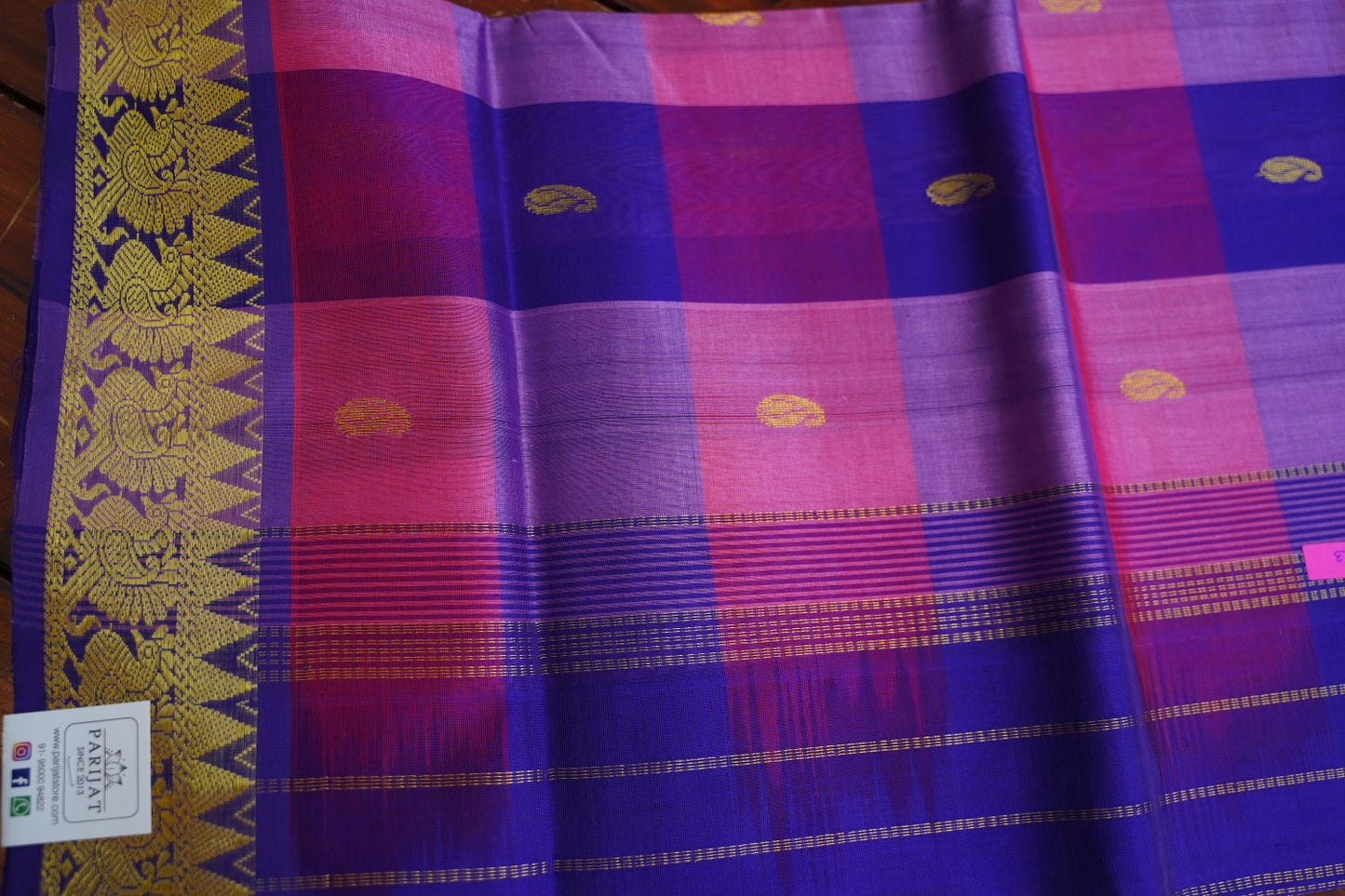 Kanchi Handloom Silk Cotton Saree PC17130