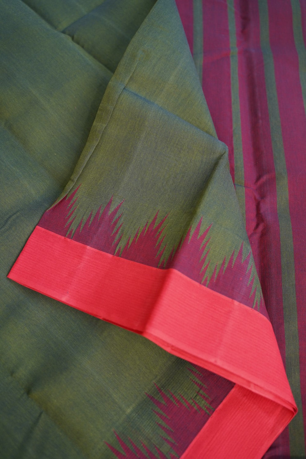 Kanchi handloom Cotton Saree PC14362
