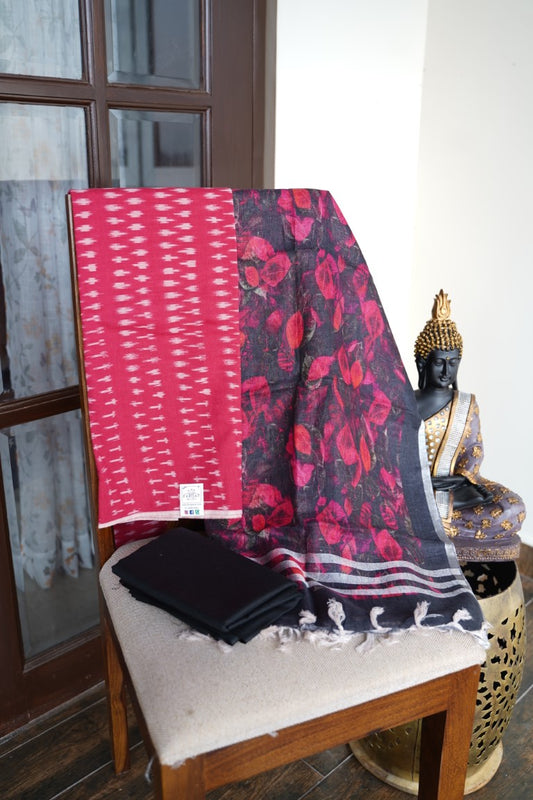 Ikat Cotton Salwar Material PC11621