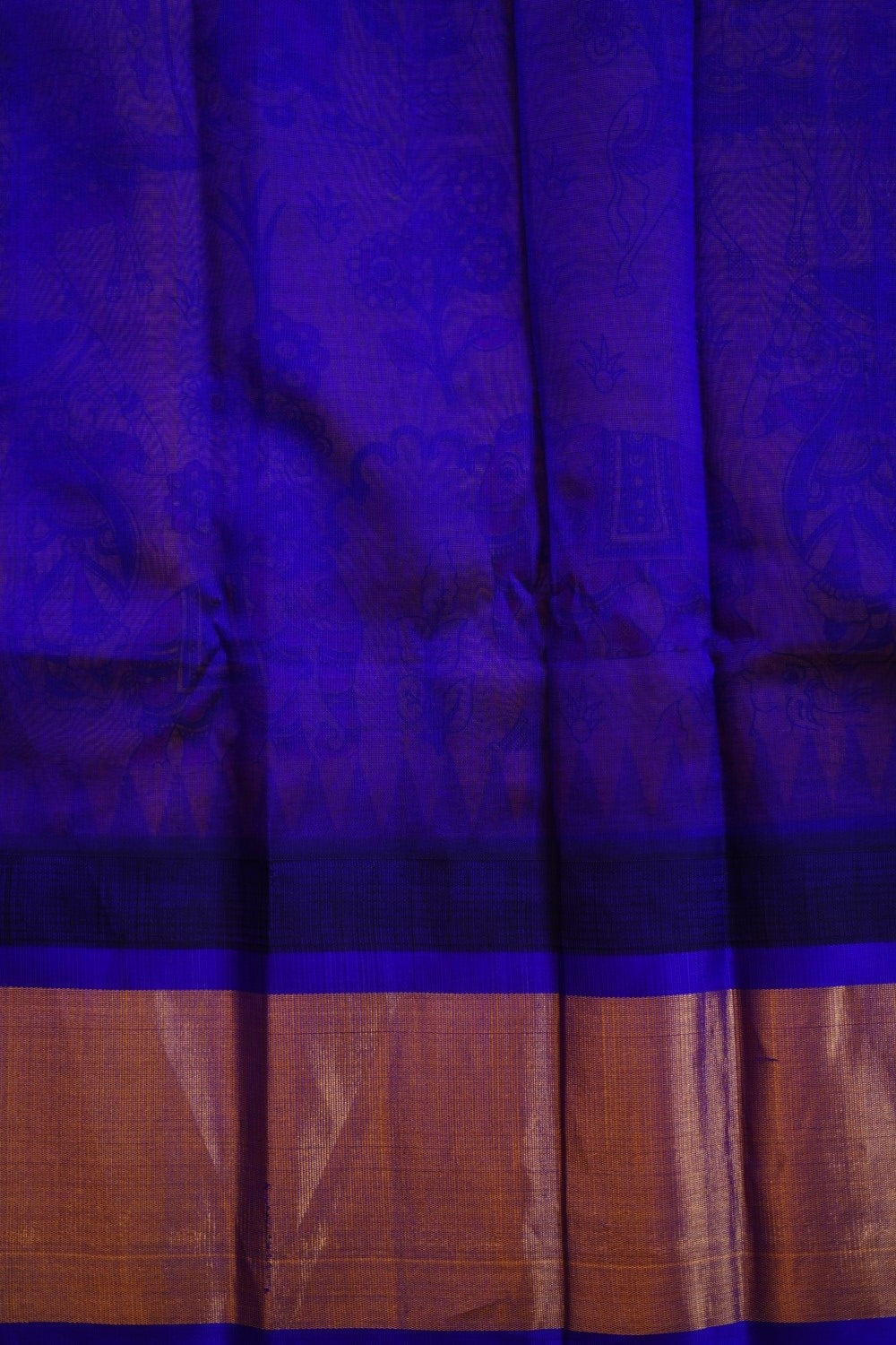 Digital Printed Kanchi silk cotton saree PC9575