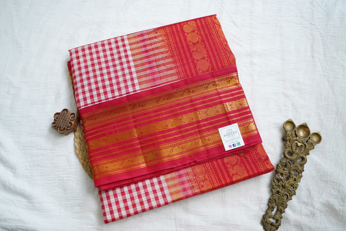 Kanchi Silk Cotton Saree PC17976