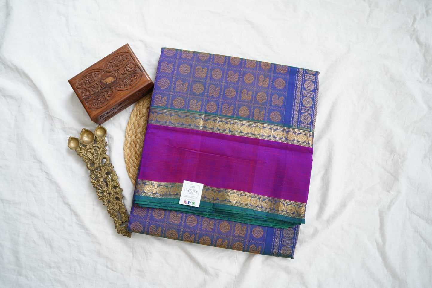 Kanchi Handloom Silk Cotton Saree-PC16089