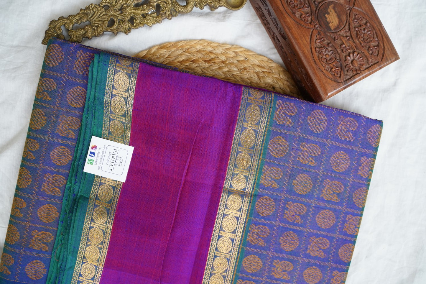 Kanchi Handloom Silk Cotton Saree-PC16089