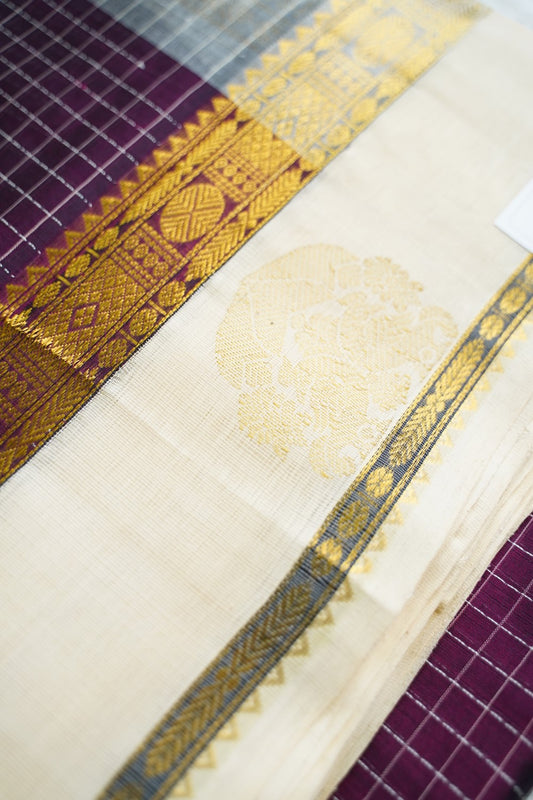 Kanchi Silk Cotton Saree PC17972