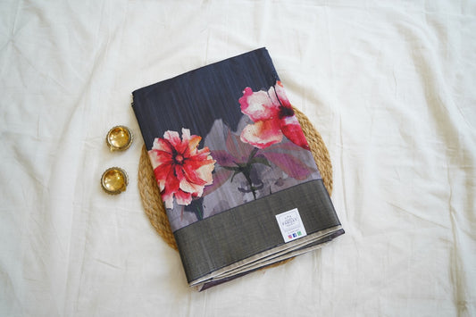 Semi Tussar Fancy saree PC14154