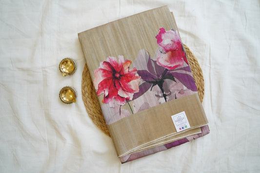 Semi tussar Fancy saree PC14155