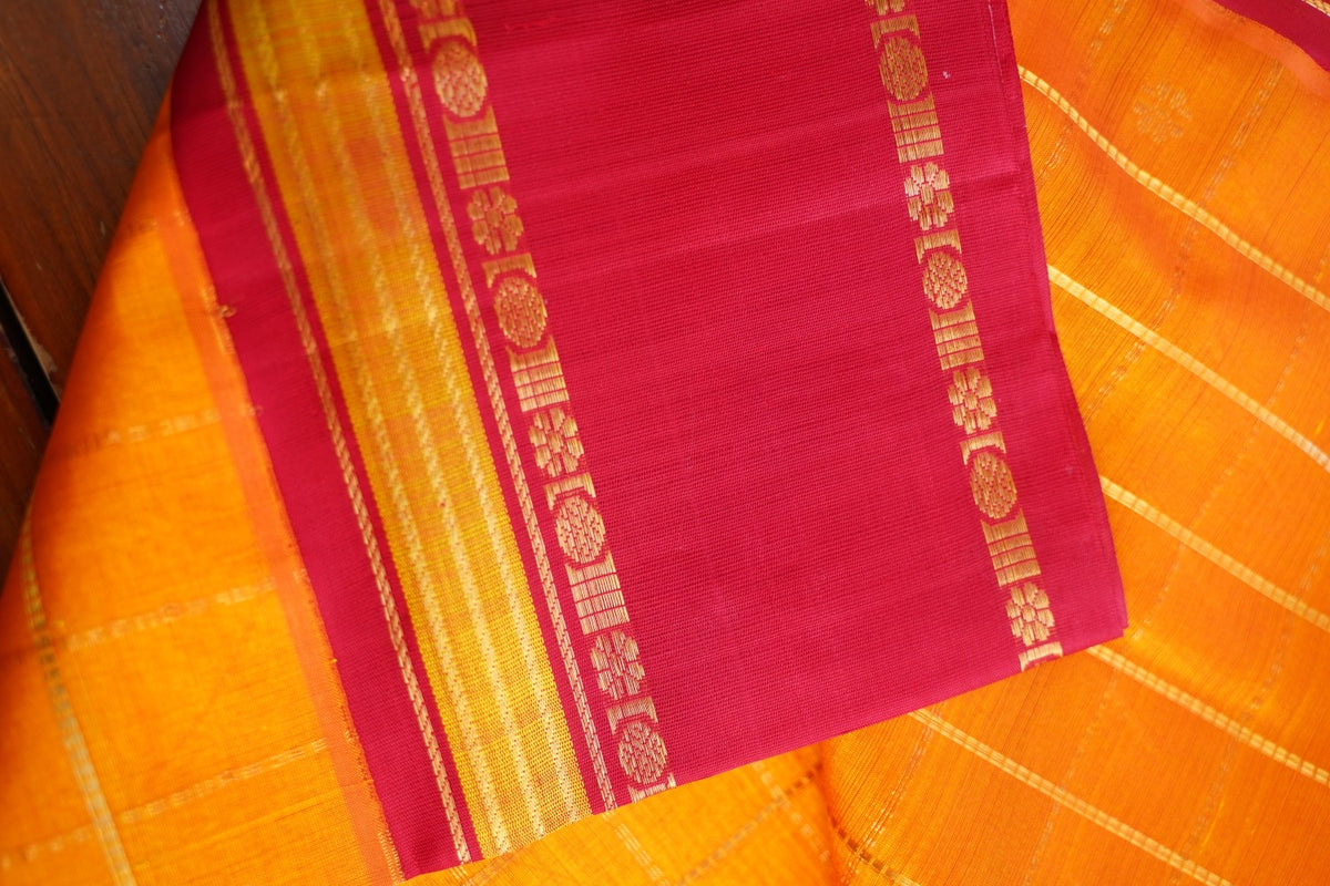 Kanchi Handloom Silk Cotton Saree PC17092