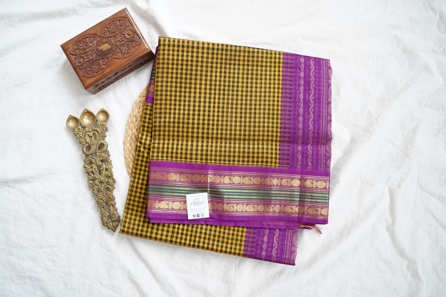 Kanchi Handloom Silk Cotton Saree PC16048