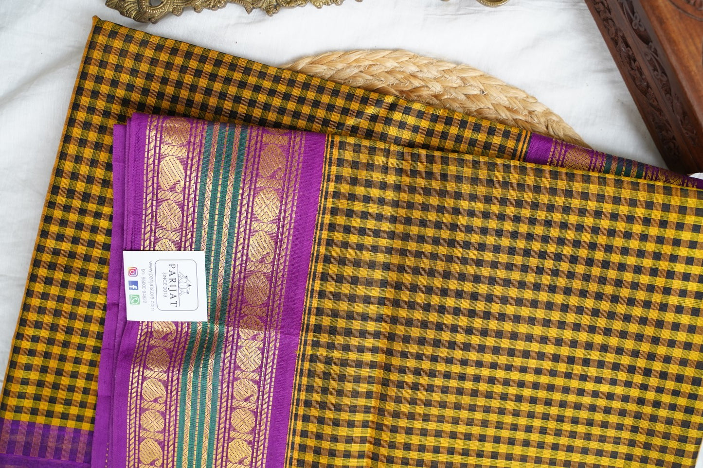 Kanchi Handloom Silk Cotton Saree PC16048