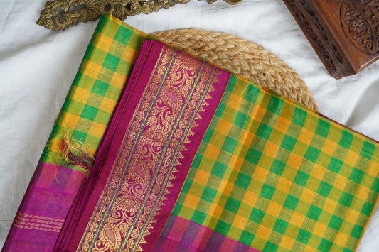 Kanchi Handloom Silk Cotton Saree-PC16044