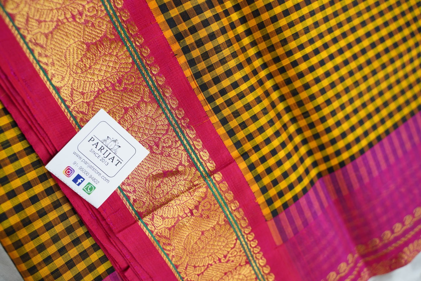 Kanchi Handloom Silk Cotton Saree PC16049