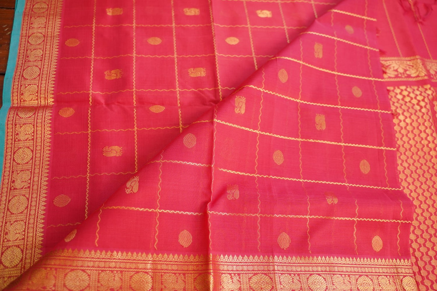 Kanchi Handloom Silk Cotton Saree PC17129
