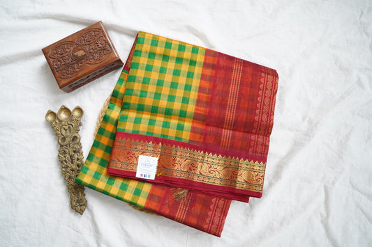 Kanchi Handloom Silk Cotton Saree-PC16066