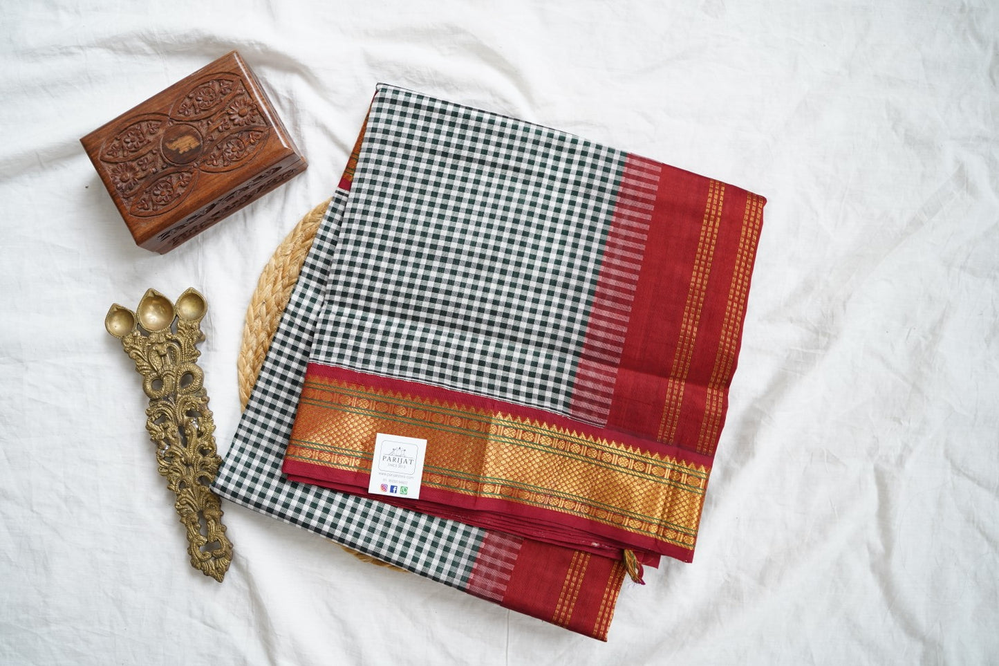 Kanchi Handloom Silk Cotton Saree PC16046