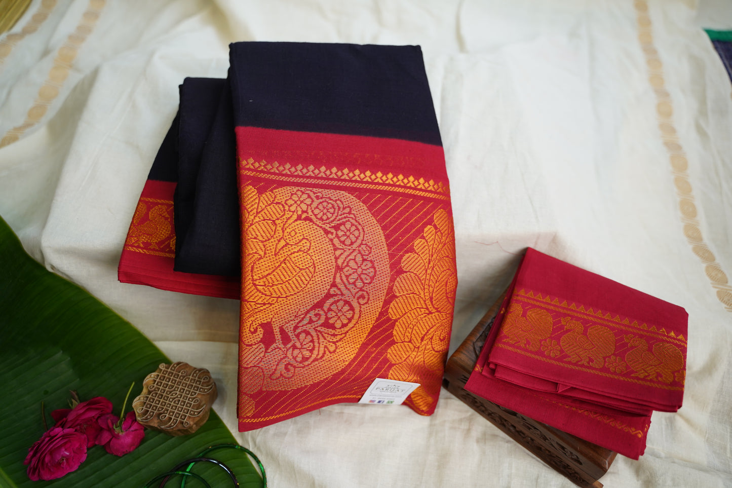 Sungadi Cotton Saree  With Blouse PC13586