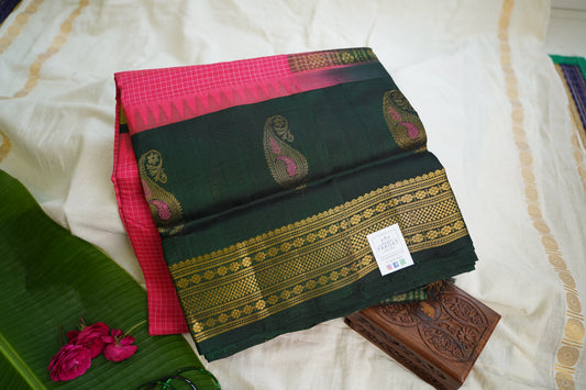 Kanchi Handloom Silk Cotton Saree PC13677