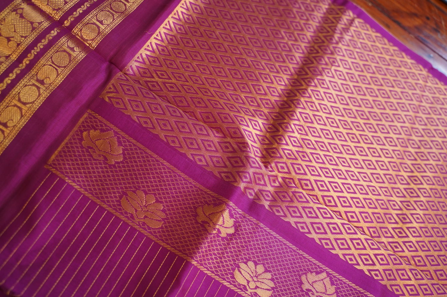 Kanchi Handloom Silk Cotton Saree PC17116