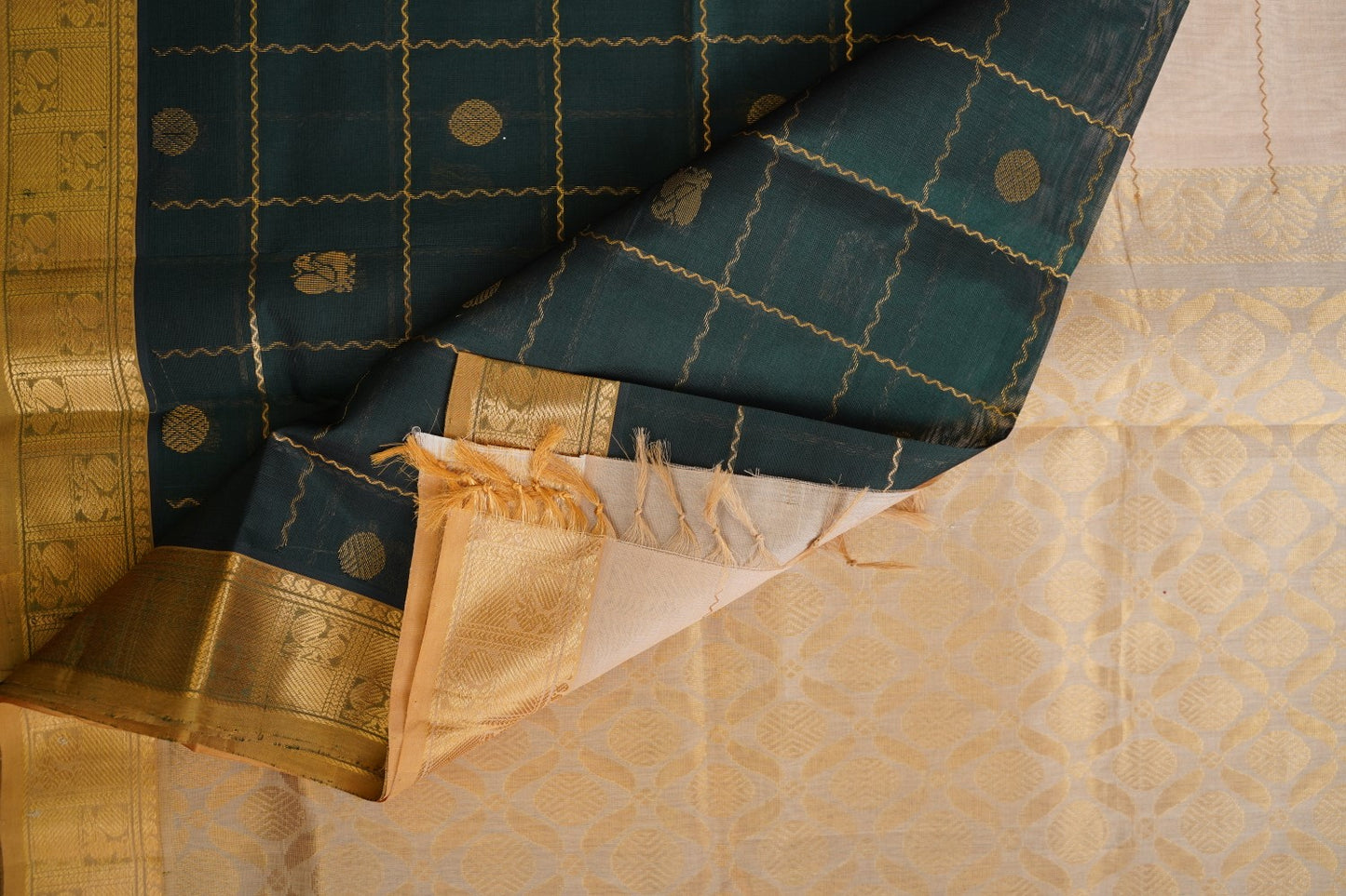 Kanchi Handloom Silk Cotton Saree-PC16051