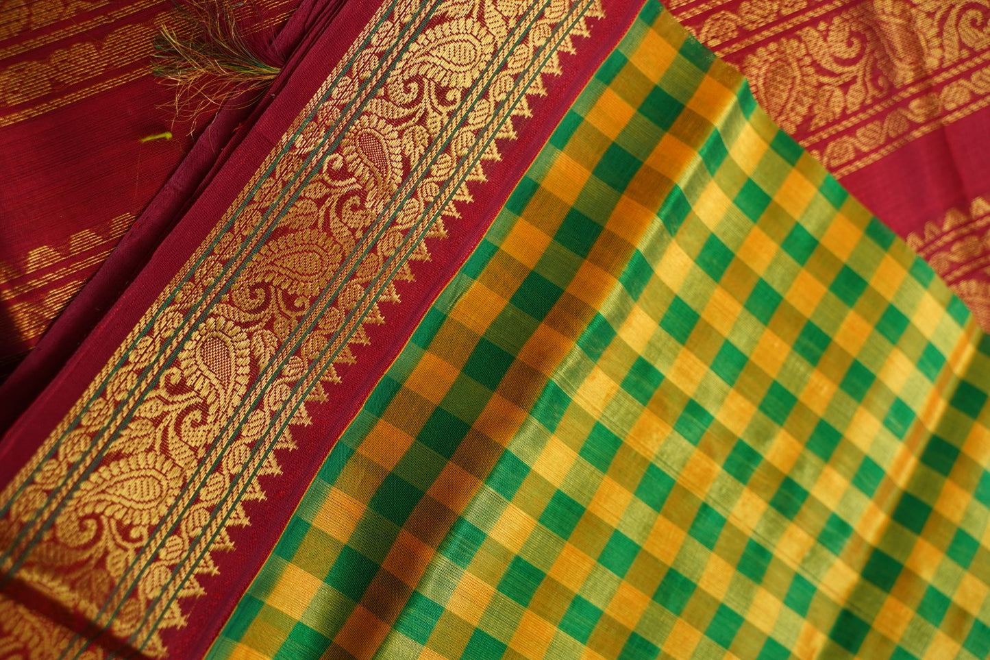 Kanchi Handloom Silk Cotton Saree-PC16066