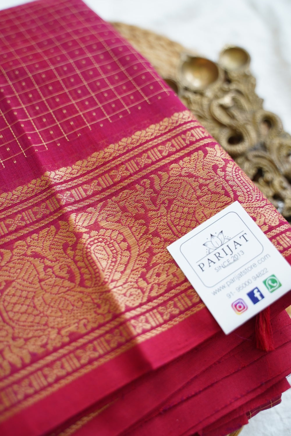 Kanchi handloom Cotton Saree PC18026