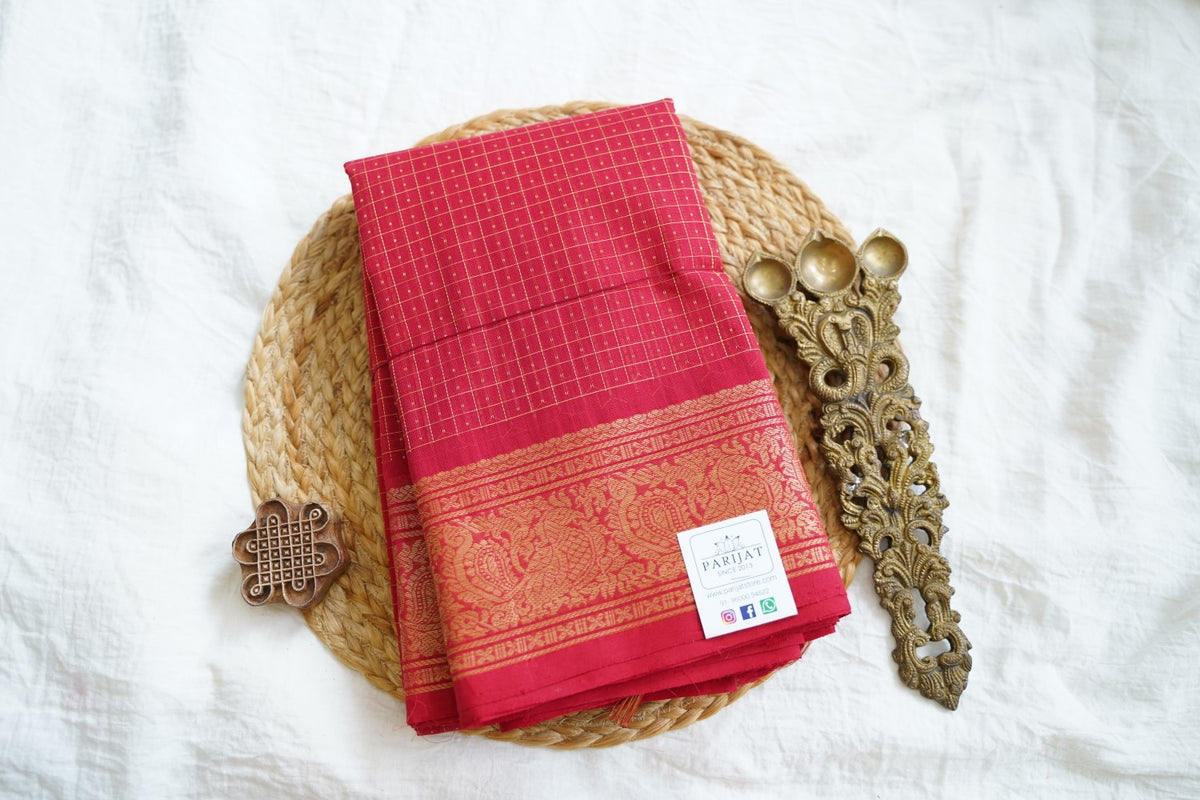 Kanchi handloom Cotton Saree PC18025
