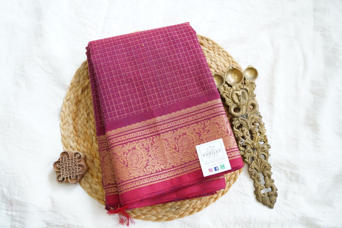Kanchi handloom Cotton Saree PC18027