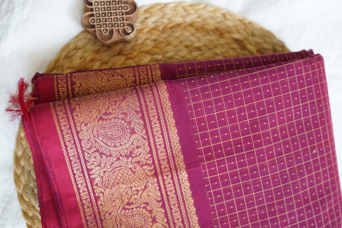 Kanchi handloom Cotton Saree PC18027