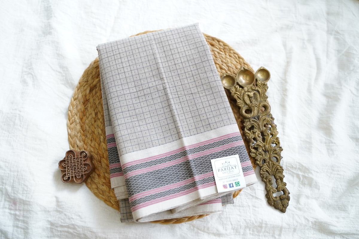 Kanchi handloom Cotton Saree PC18029