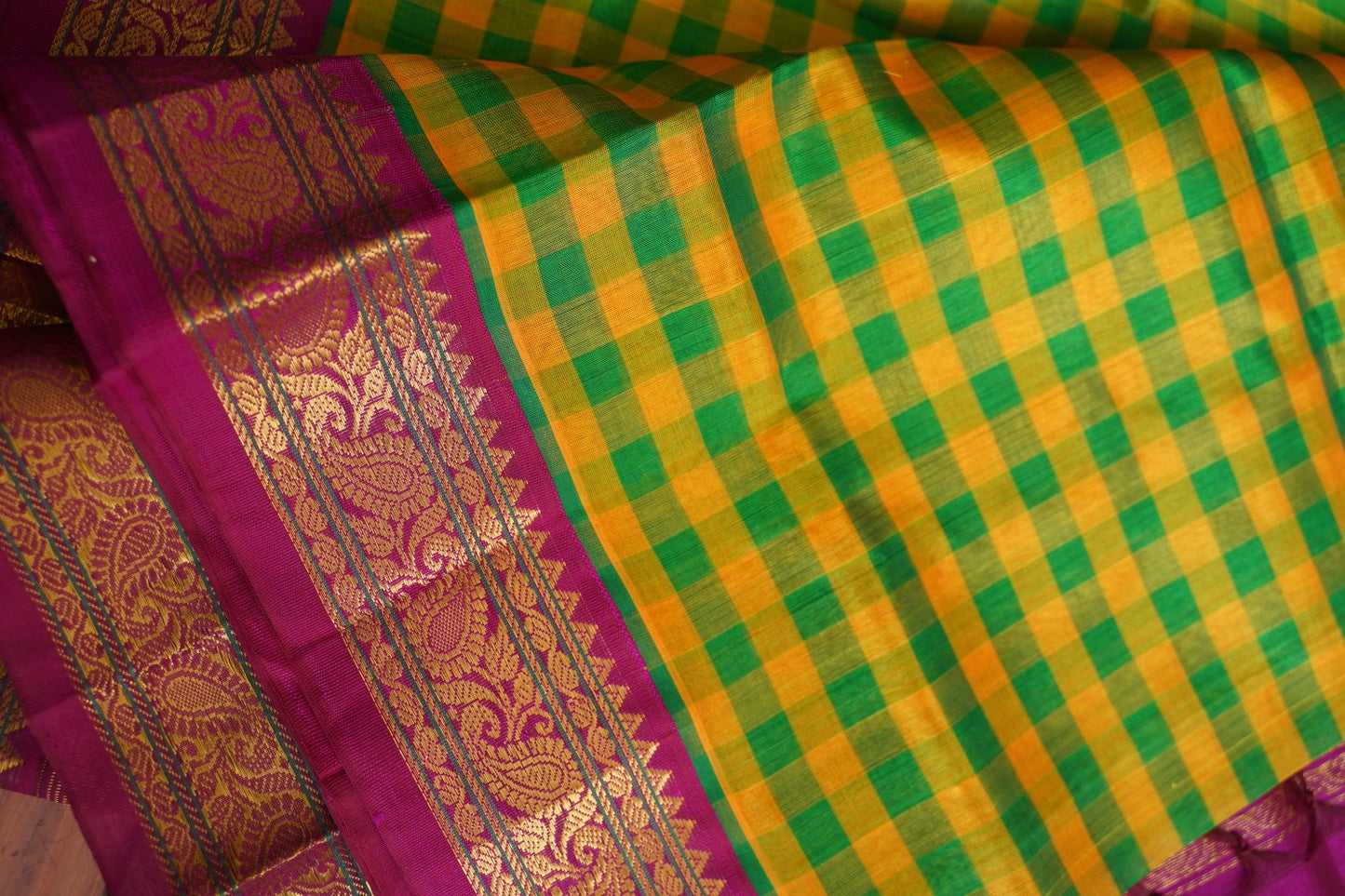 Kanchi Handloom Silk Cotton Saree-PC16044