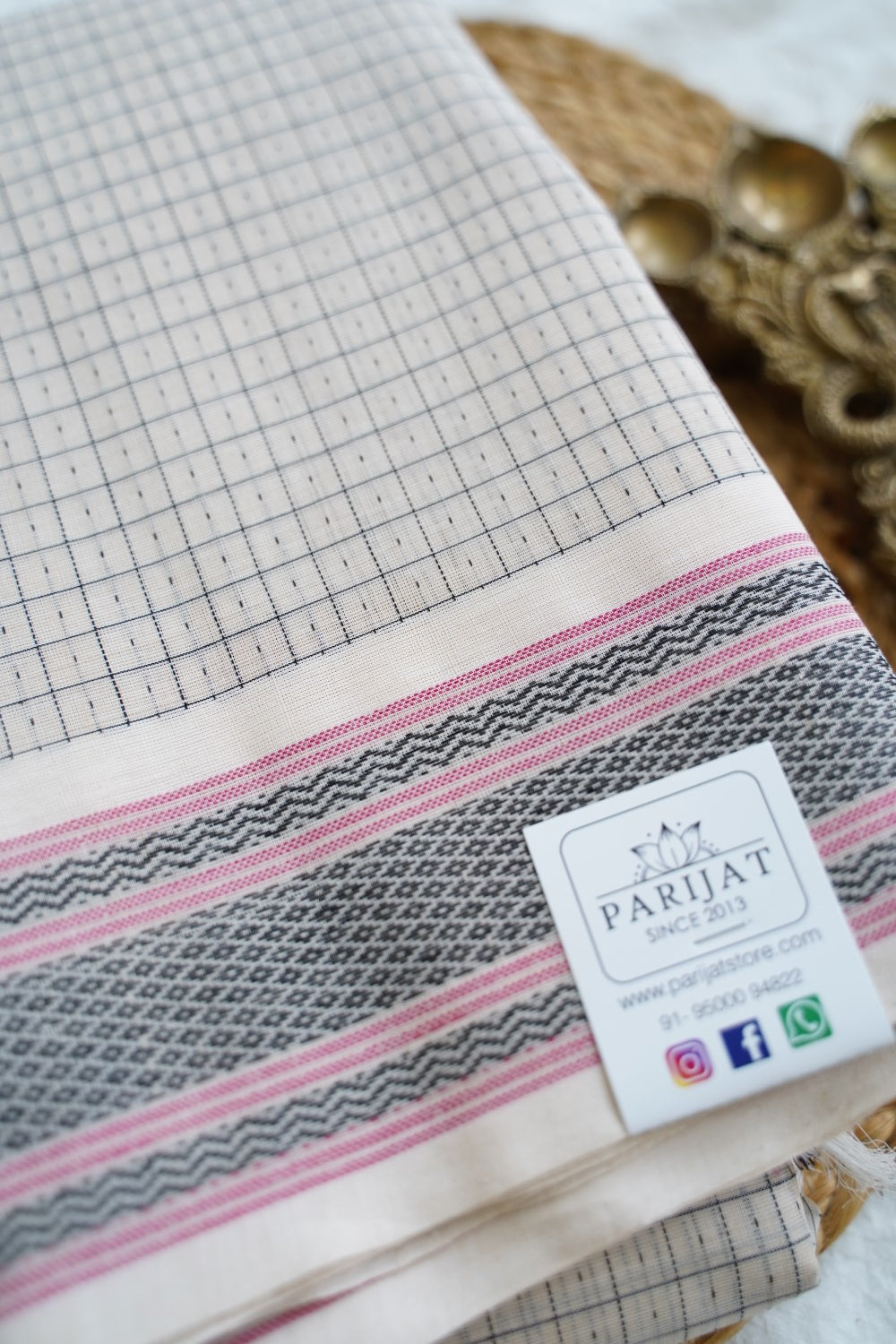 Kanchi handloom Cotton Saree PC18028