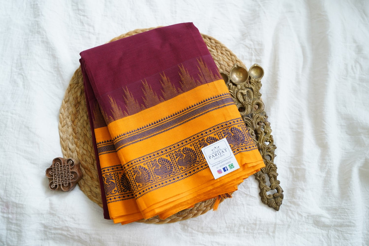 Chettinad handloom Cotton Saree PC17992