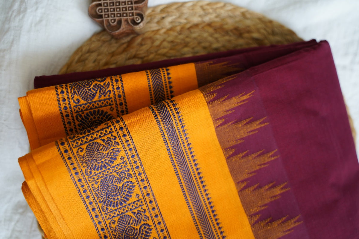 Chettinad handloom Cotton Saree PC17992