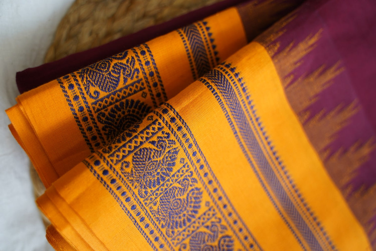 Chettinad handloom Cotton Saree PC17992