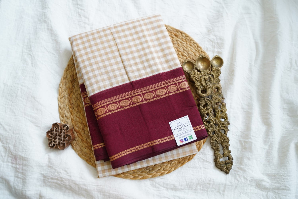 Chettinad handloom Cotton Saree PC17985